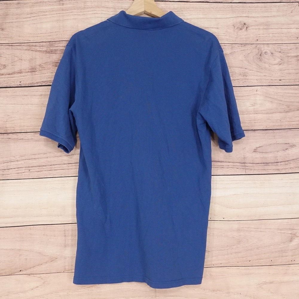 Johnnie-O Polo Shirt Boys 16 Blue Hangin' Out Cotton Short Sleeve Logo - Picture 4 of 9
